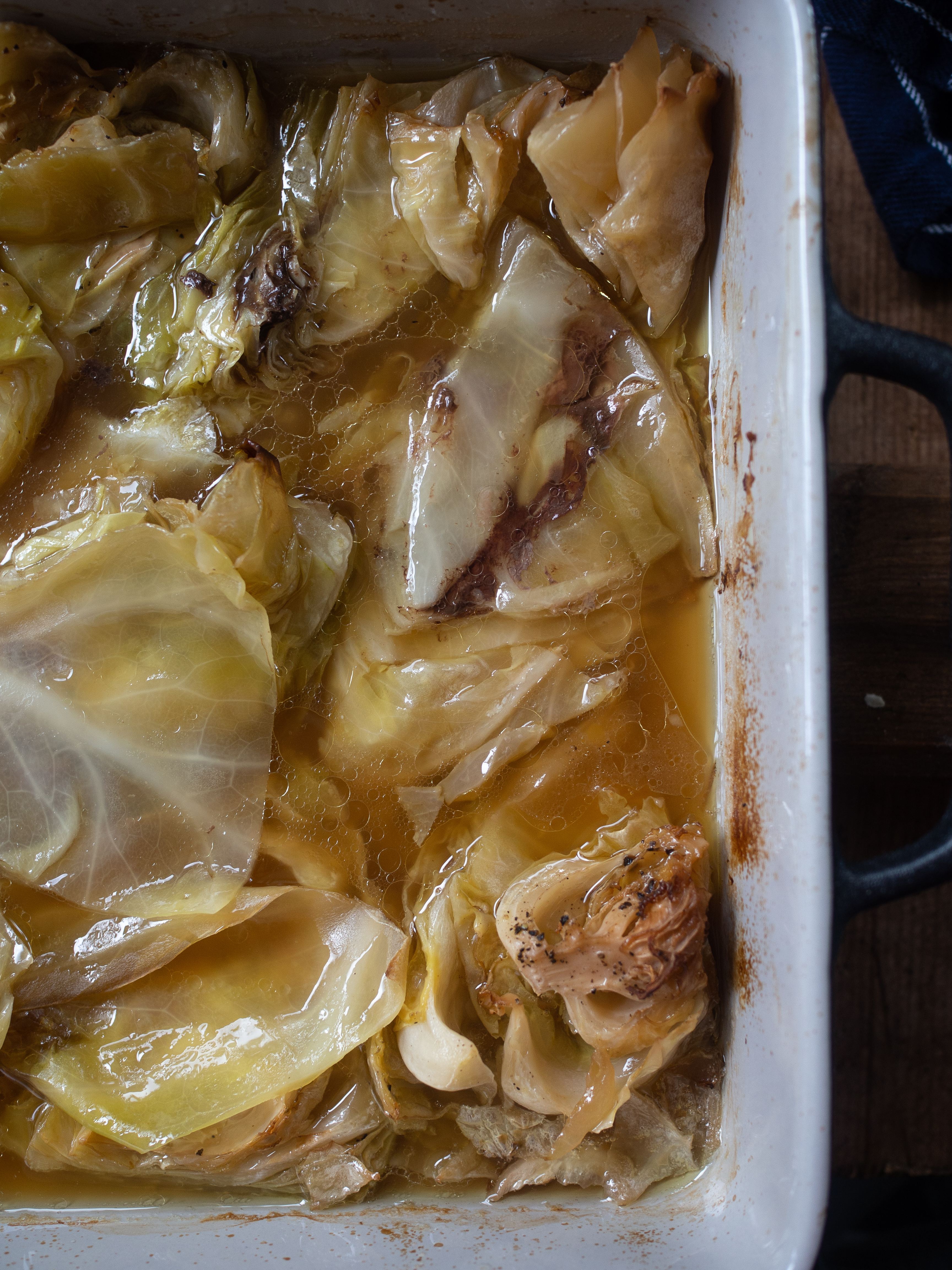 Slow-Roasted Lamb Shoulder and Cabbage with Pan-Fried Apples