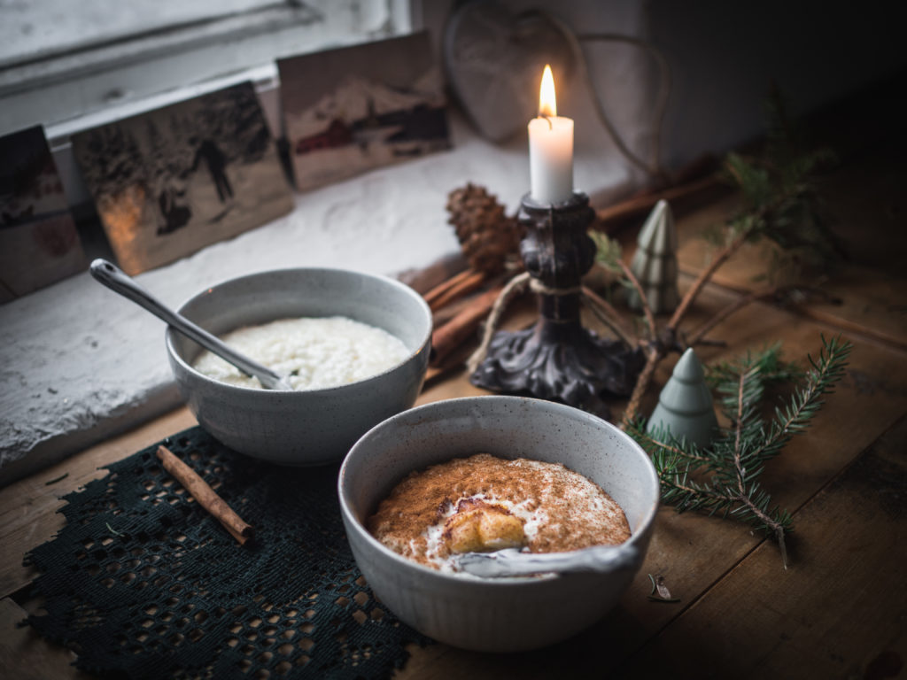 Risengrynsgrøt (Norwegian Rice Pudding)